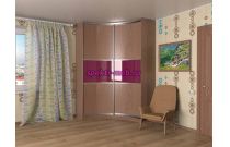 Радиусный шкаф купе Рада-4