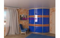 Угловой радиусный шкаф Синяя птица