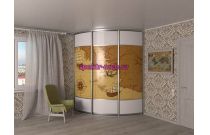 Шкаф-купе радиусный Глори 26