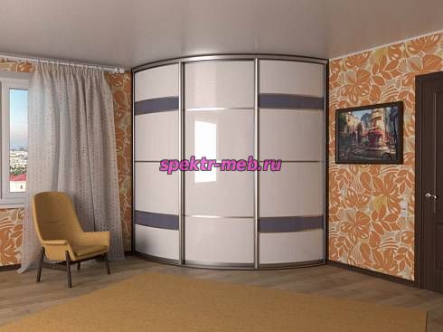Радиусный шкаф-купе Норма 15