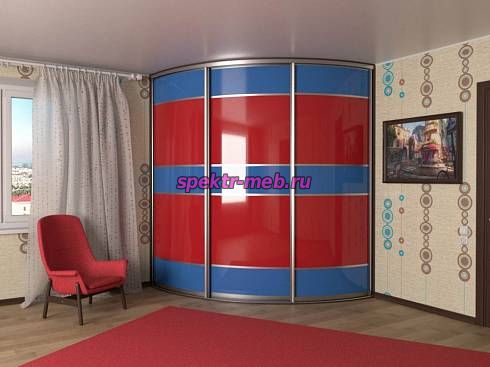 Радиусный шкаф-купе Норма 13