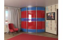 Радиусный шкаф-купе Норма 13