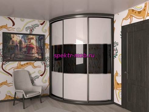 Шкаф-купе радиусный Нео 29