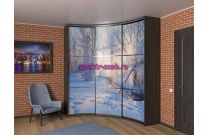 Шкаф-купе радиусный Роналд 53