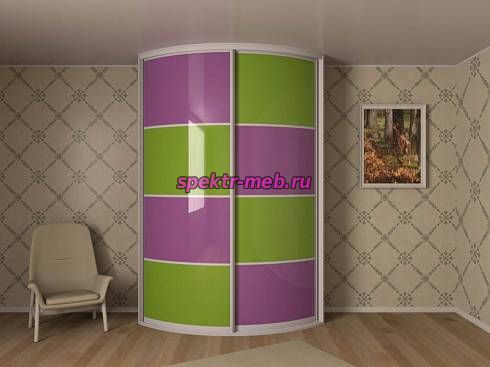 Шкаф-купе радиусный Лито 22