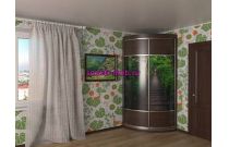 Радиусный шкаф-купе Нино