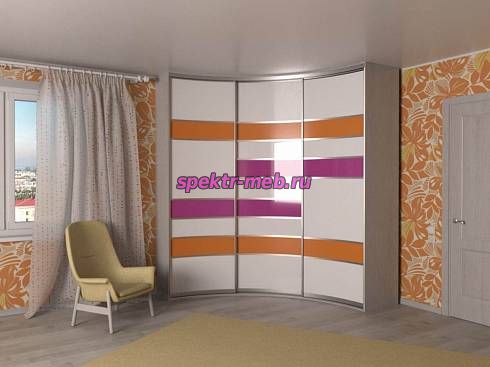 Радиусный шкаф-купе Норма 20