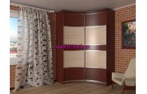 Радиусный шкаф-купе Реалист