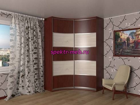 Радиусный шкаф Рикки