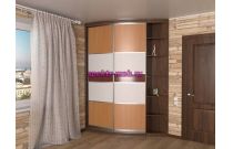 Шкаф-купе радиусный Шоко №5