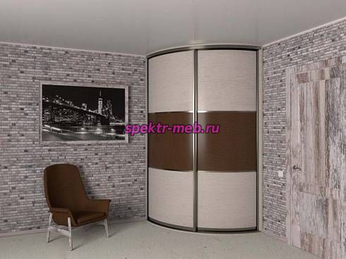 Шкаф-купе радиусный Роналд 51