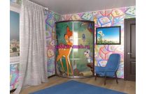 Радиусный шкаф Лайон-09