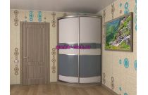 Радиусный шкаф купе Рада-6