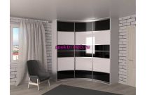 Радиусный шкаф-купе Норма 17