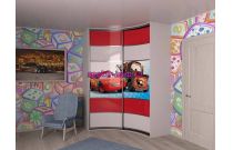 Шкаф-купе радиусный Нико 25