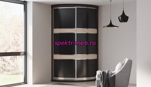 Шкаф-купе радиусный Элли 54