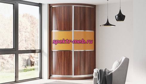 Шкаф-купе радиусный Женева 58