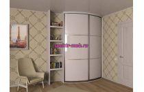 Угловой радиусный шкаф Мари 108