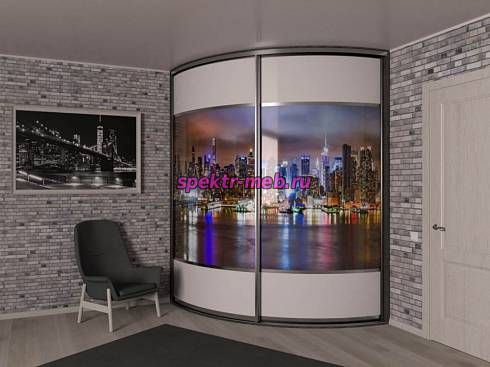 Шкаф-купе радиусный Пэр 19.7