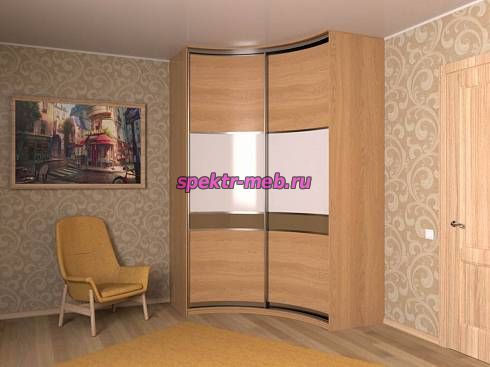 Шкаф радиусный Дора 4