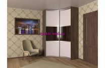 Радиусный шкаф-купе Квиз