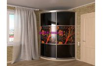 Шкаф купе радиусный Келли–08