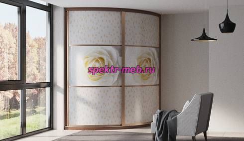 Шкаф радиусный Флоу 34