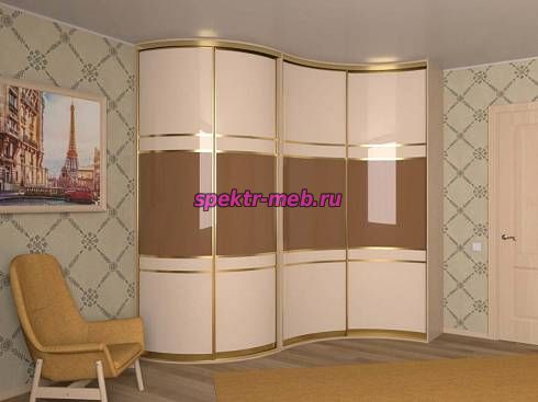 Шкаф-купе радиусный Бонни