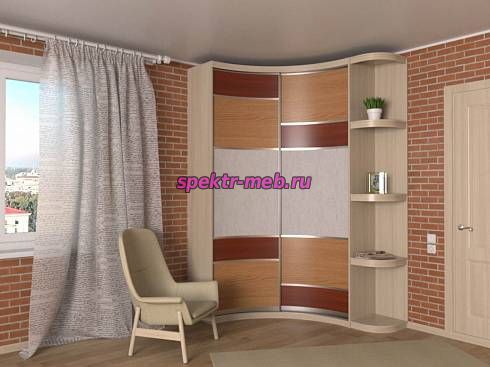 Радиусный шкаф-купе Рикардо 2