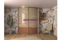 Шкаф-купе радиусный Лито 26