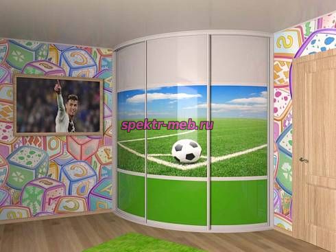 Шкаф-купе радиусный Нико 23