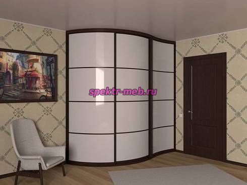 Шкаф-купе радиусный Нео 20