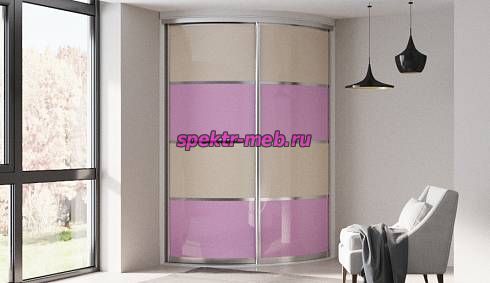 Шкаф радиусный Утро 14