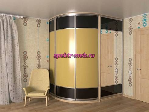 Шкаф-купе радиусный Жози 30
