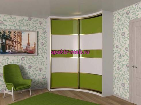 Радиусный шкаф-купе Керри