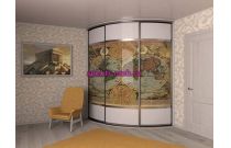 Шкаф-купе радиусный Нико 26