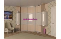 Шкаф-купе радиусный Хогг