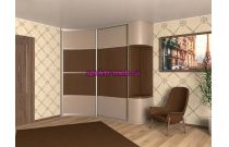 Шкаф-купе радиусный Корона