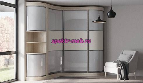 Шкаф радиусный Утро 15