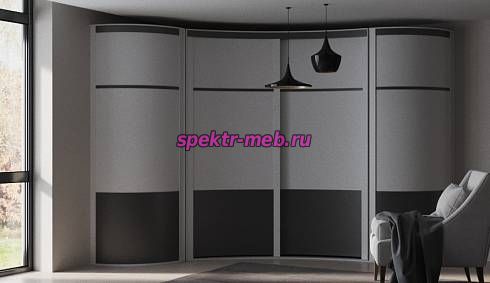 Шкаф-купе радиусный Шери 16.5