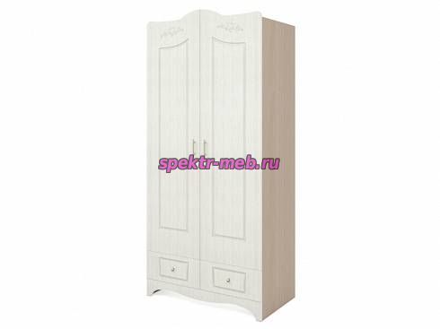 Шкаф для одежды и белья двухстворчатый Купидон