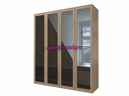 Распашной шкаф Kantri 04 с зеркалом