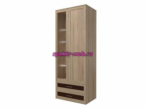 Распашной шкаф Kantri 02 комбинированный