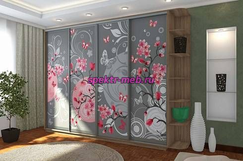 Шкаф-купе четырехдверный Garant 14