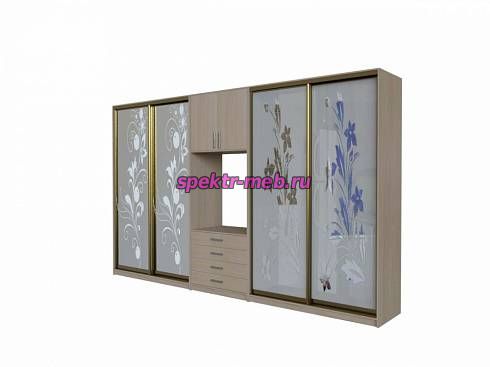 Шкаф-купе двойной Интер 5 S-197