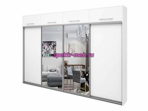 Шкаф-купе с антресолью Дания