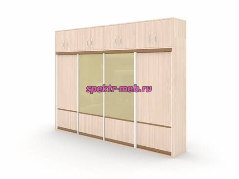 Шкаф купе с антресолью Эко 2