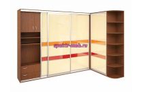 Шкаф-купе с нишей под ТВ Сингапур