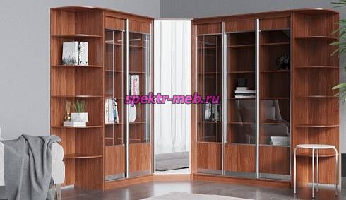 Книжный шкаф-купе Библиотека