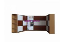 Угловой П-образный шкаф Соната